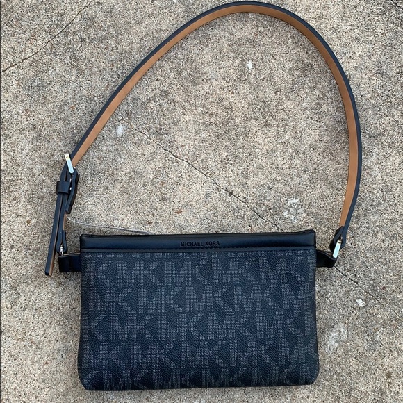 Michael Kors Handbags - Michael Kors belt bag size medium black signature